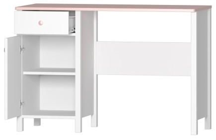 Product photograph of Luna White Computer Desk from Choice Furniture Superstore.