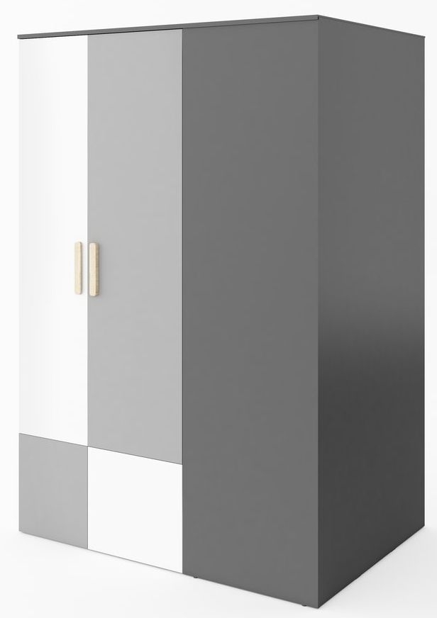 Product photograph of Florence Graphite Walk-in Wardrobe from Choice Furniture Superstore.