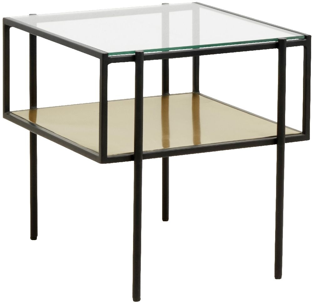 Product photograph of Nordal Parana Glass Side Table from Choice Furniture Superstore.