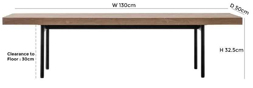 Product photograph of Floriston Oak Coffee Table from Choice Furniture Superstore.