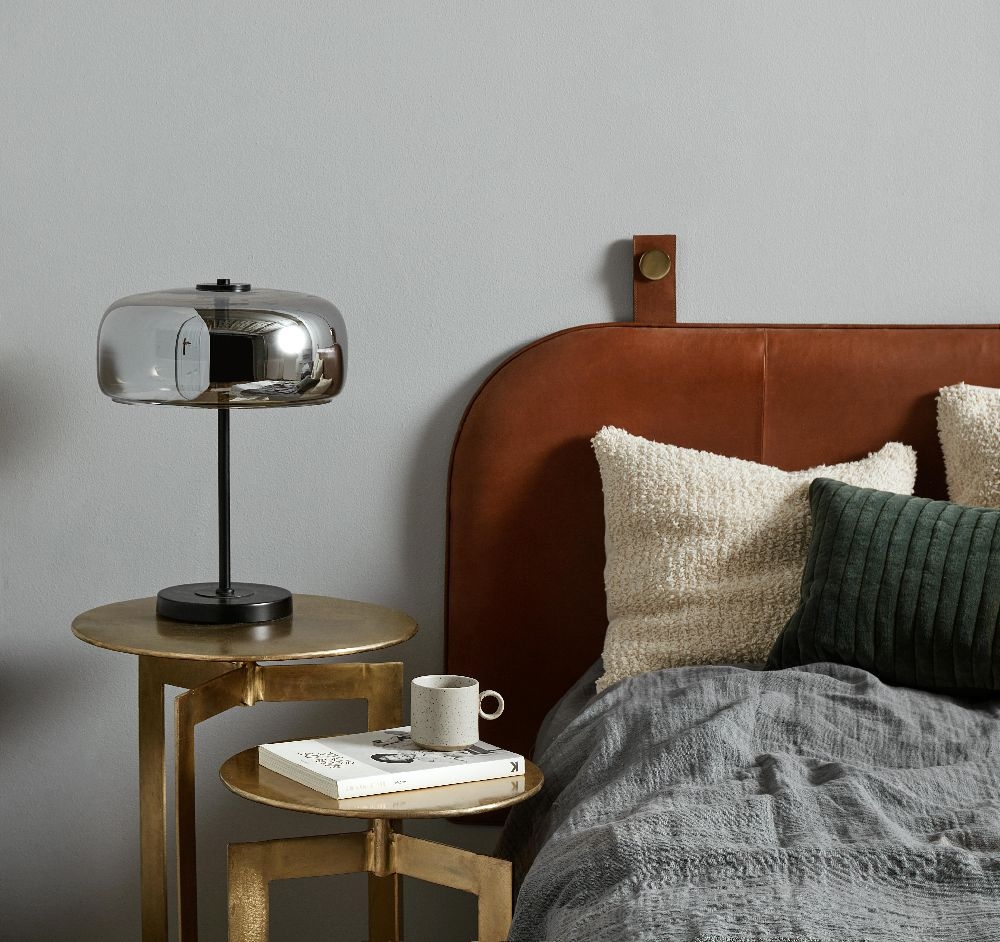 Product photograph of Nordal Nyasa Gold Nest Of 2 Table from Choice Furniture Superstore.