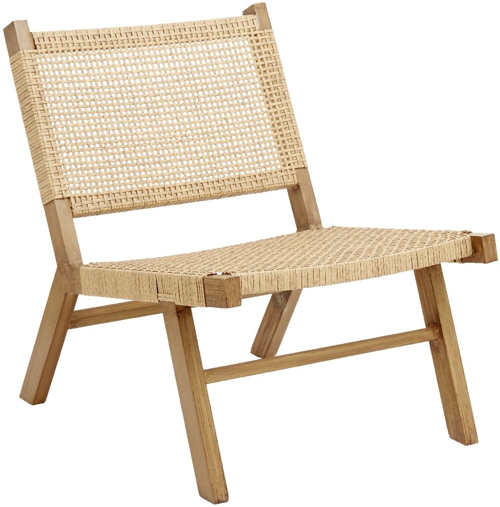 Product photograph of Nordal Vasai Natural Garden Lounge Chair from Choice Furniture Superstore.