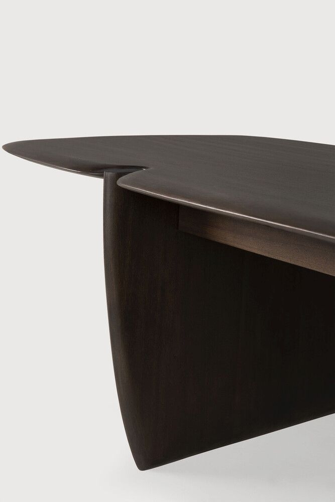 Product photograph of Ethnicraft Mahogany Pi Dark Brown Coffee Table from Choice Furniture Superstore.