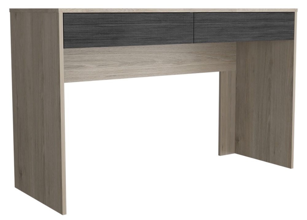 Product photograph of Harvard Washed Oak 2 Drawer Desk from Choice Furniture Superstore.