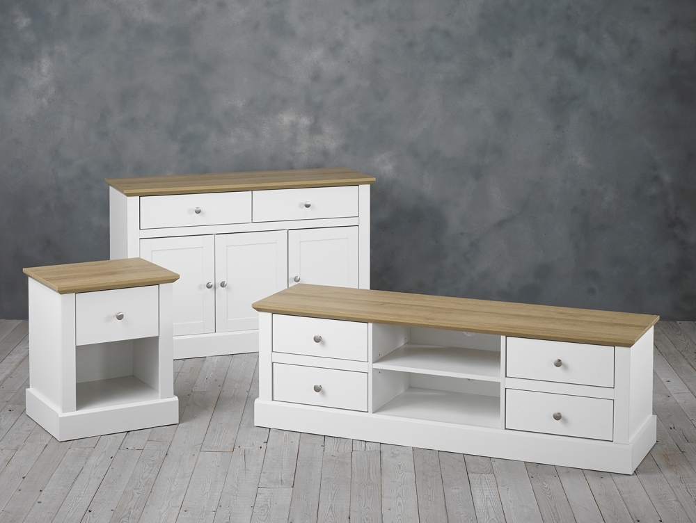 Product photograph of Devon 4 Drawer Tv Unit from Choice Furniture Superstore.