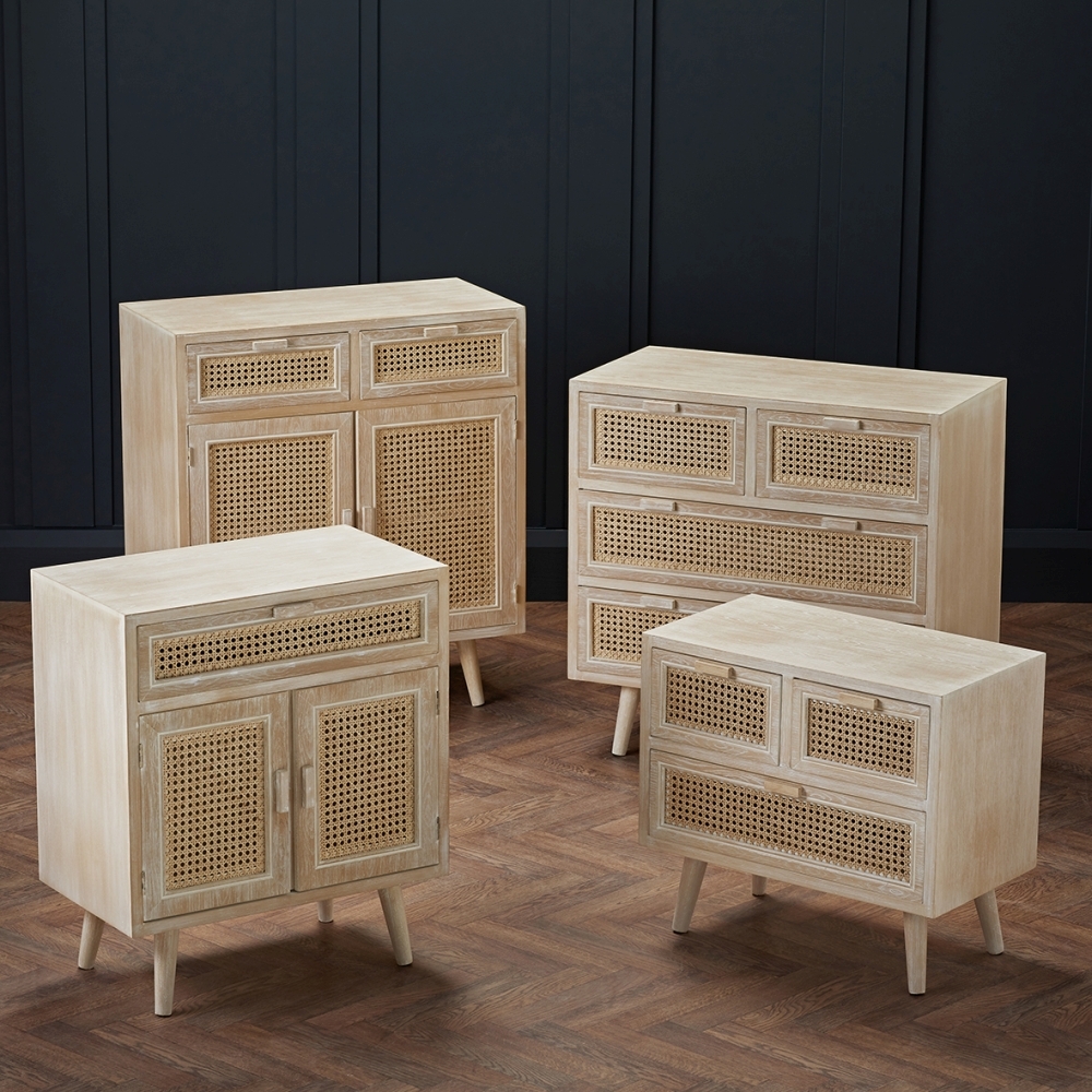 Product photograph of Toulouse Rattan 2 Door Cabinet from Choice Furniture Superstore.