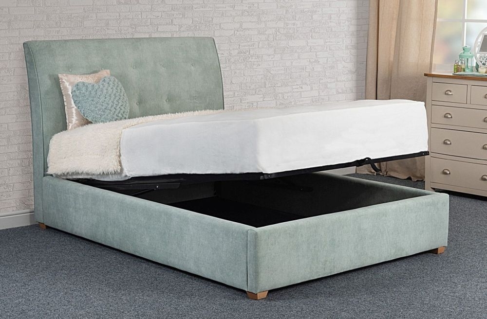 Product photograph of Sweet Dreams Lisbon Ottoman Fabric Bed from Choice Furniture Superstore.
