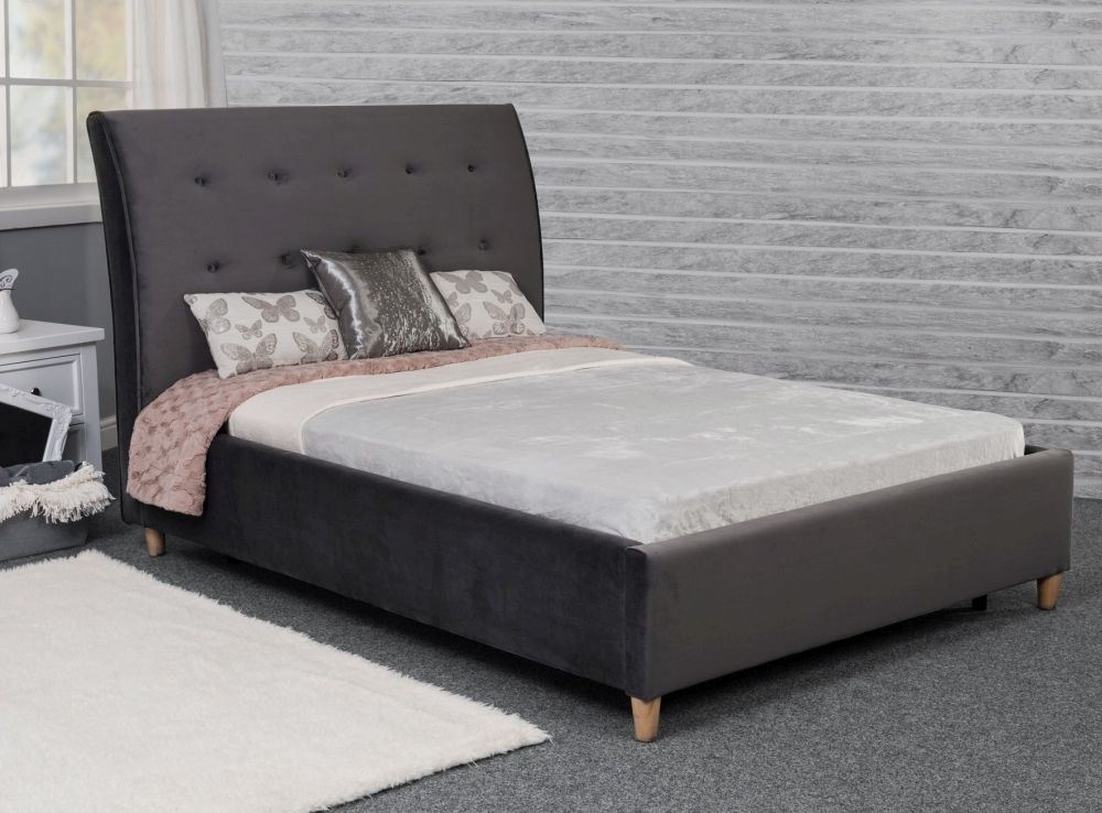 Product photograph of Sweet Dreams Lisbon Fabric Bed from Choice Furniture Superstore.