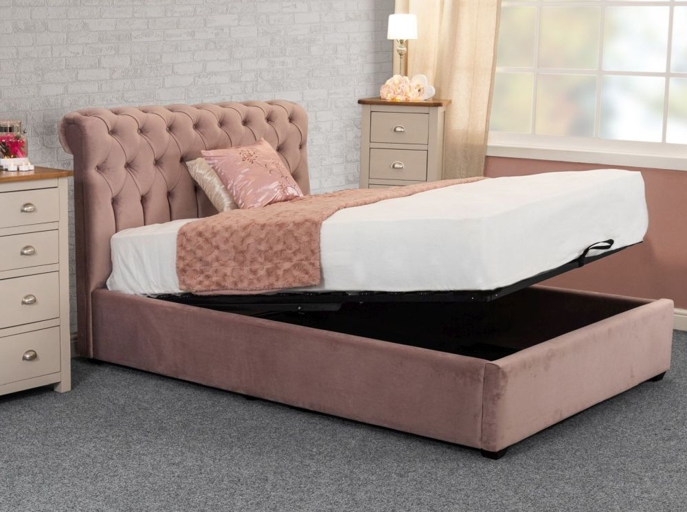 Product photograph of Sweet Dreams Porto Ottoman Fabric Bed from Choice Furniture Superstore.