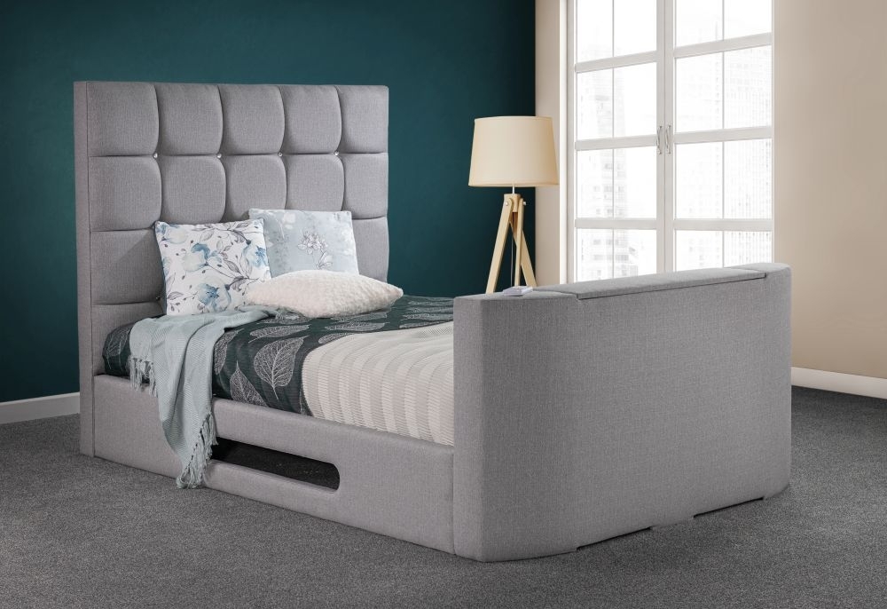 Product photograph of Sweet Dreams Ella Fabric Tv Bed from Choice Furniture Superstore.
