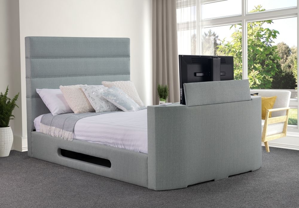 Product photograph of Sweet Dreams Griffin Fabric Tv Bed from Choice Furniture Superstore.