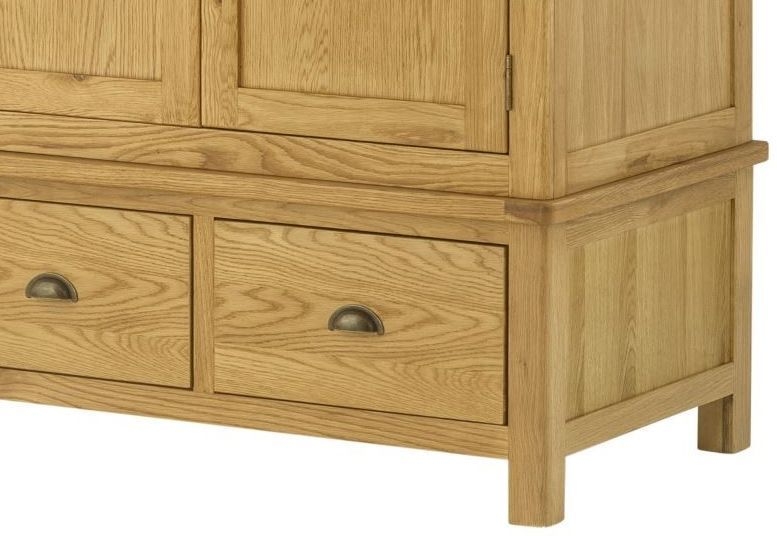 Product photograph of Portland Gents Wardrobe - Comes In Oak And Stone Painted from Choice Furniture Superstore.