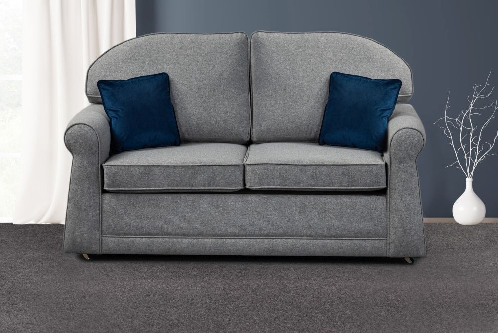 Product photograph of Chawton Fabric Sofabed - Comes In Charcoal Denim Oatmeal Options from Choice Furniture Superstore.