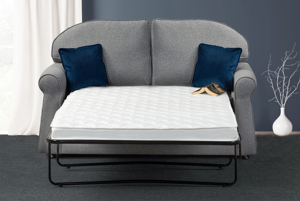 Product photograph of Chawton Fabric Sofabed - Comes In Charcoal Denim Oatmeal Options from Choice Furniture Superstore.