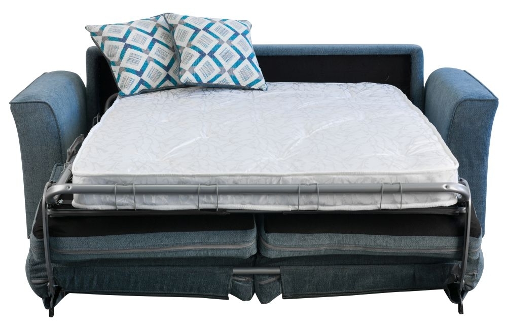 Product photograph of Vesper Fabric Sofabed - Comes In Charcoal Denim Oatmeal Options from Choice Furniture Superstore.