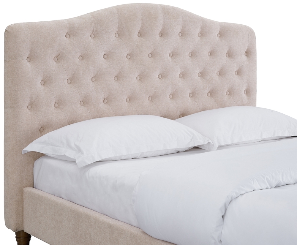 Product photograph of Sorrento Soft Pink Upholstered Bed from Choice Furniture Superstore.