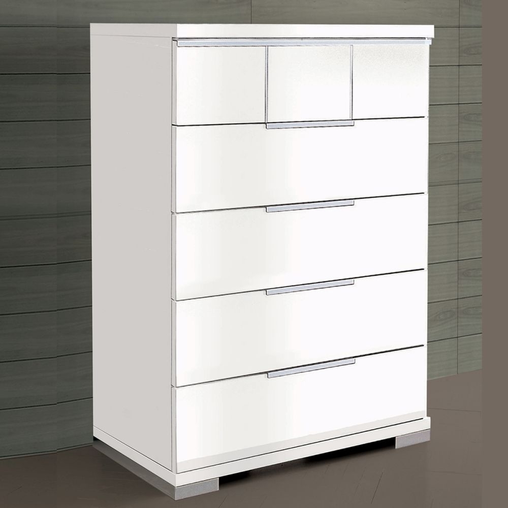 Product photograph of Alf Italia Asti 5 Drawer Chest from Choice Furniture Superstore.