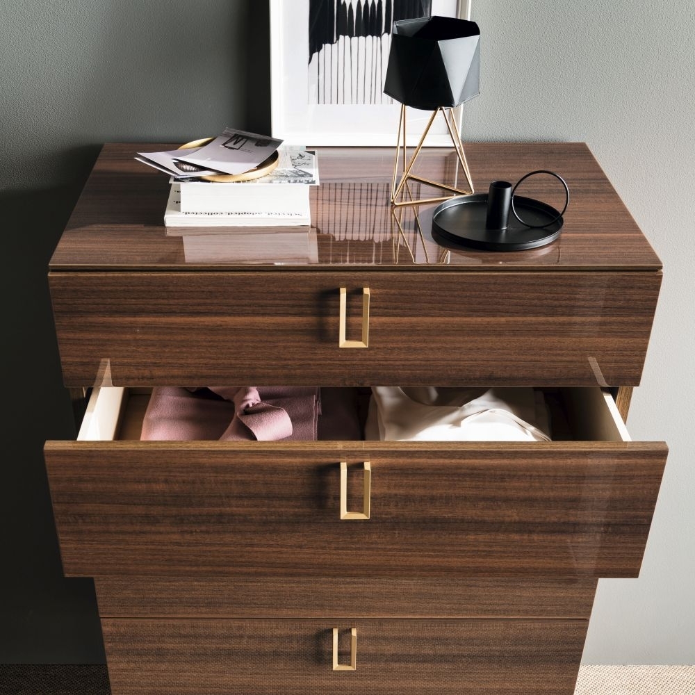 Product photograph of Alf Italia Mid Century 5 Drawer Chest from Choice Furniture Superstore.