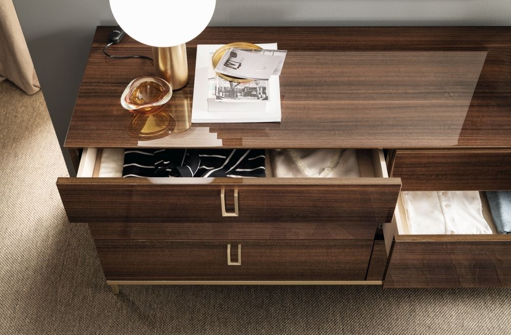 Product photograph of Alf Italia Mid Century 6 Drawer Dresser from Choice Furniture Superstore.