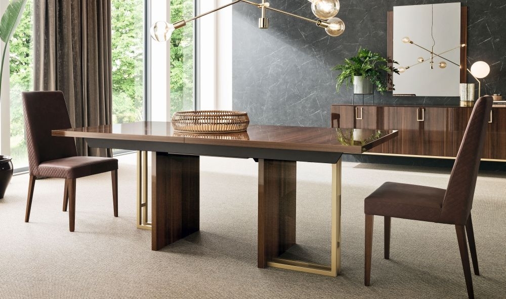 Product photograph of Alf Italia Mid Century Large Extending Dining Table from Choice Furniture Superstore.