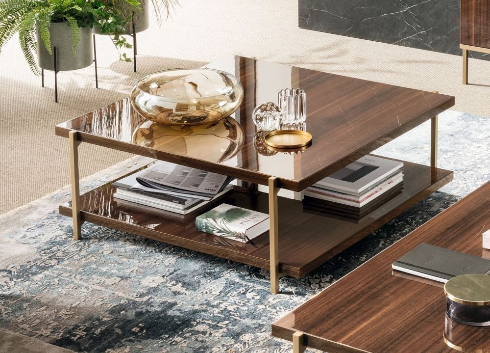 Product photograph of Alf Italia Mid Century Square Coffee Table from Choice Furniture Superstore.