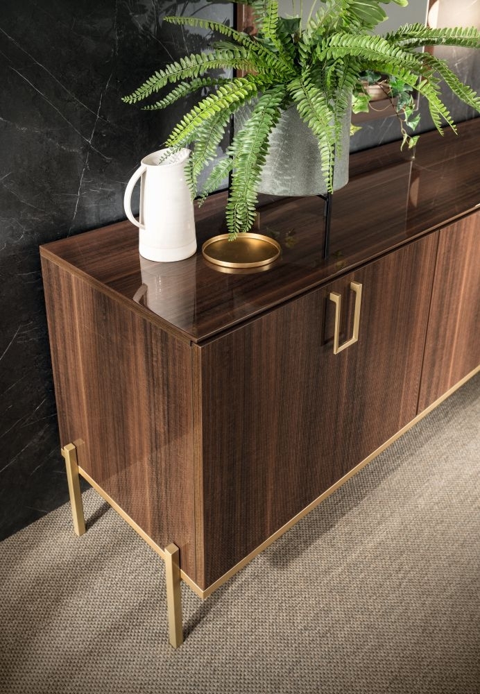 Product photograph of Alf Italia Mid Century 3 Door Buffet Sideboard from Choice Furniture Superstore.