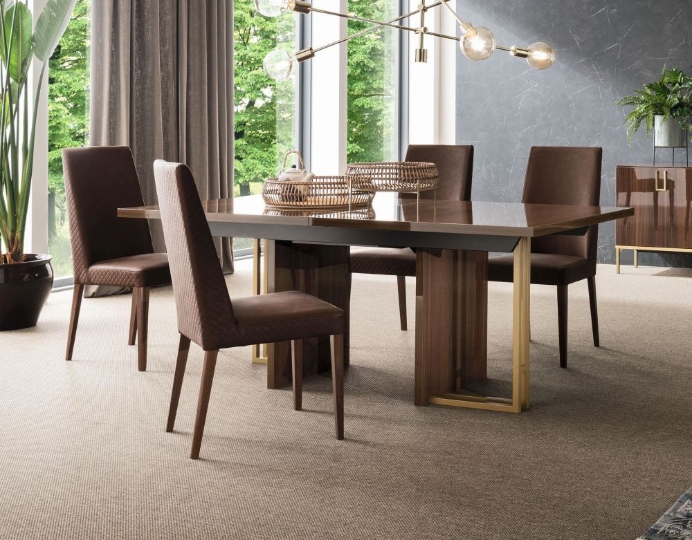 Product photograph of Alf Italia Mid Century Extending Dining Table And Chairs from Choice Furniture Superstore.