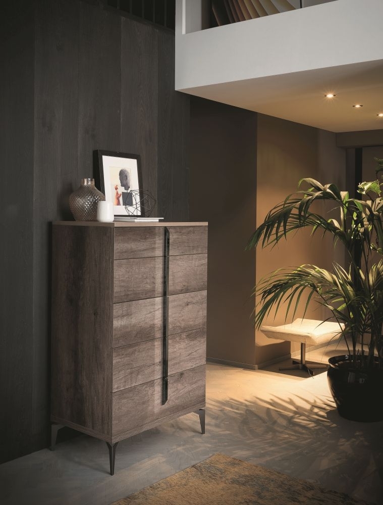 Product photograph of Alf Italia Matera 5 Drawer Chest from Choice Furniture Superstore.