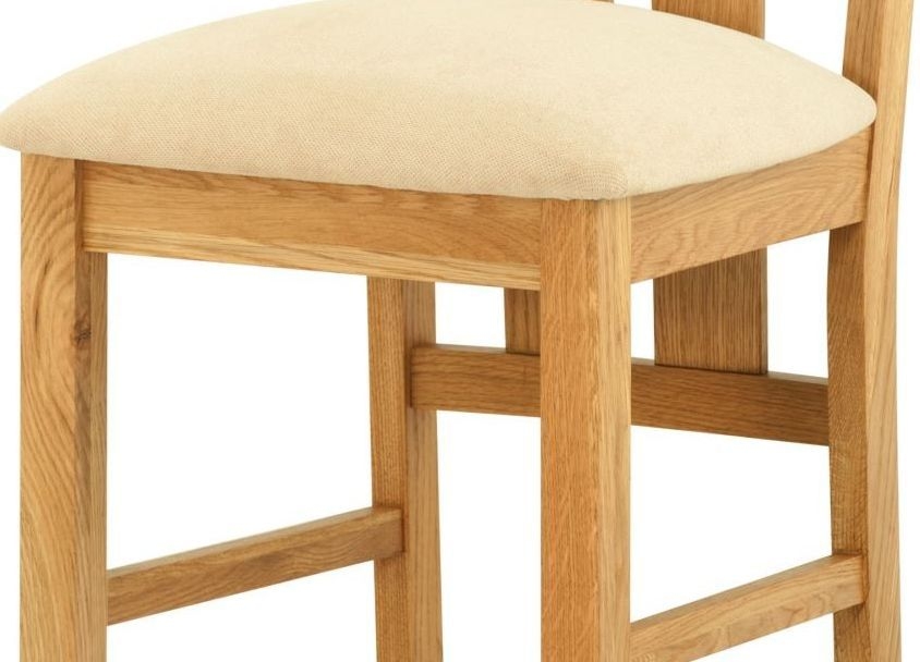 Product photograph of Portland Oak Dining Chair Sold In Pairs from Choice Furniture Superstore.