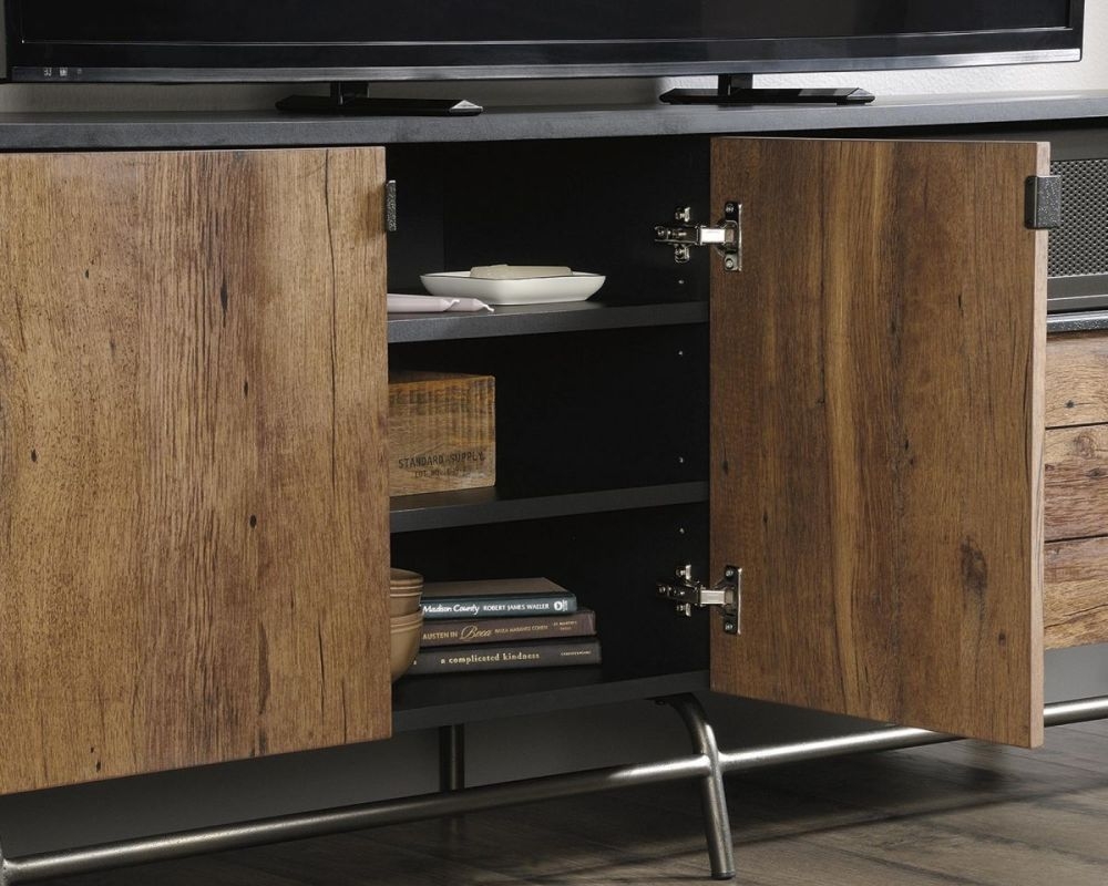 Product photograph of Teknik Boulevard Cafe Industrial Tv Stand Credenza from Choice Furniture Superstore.