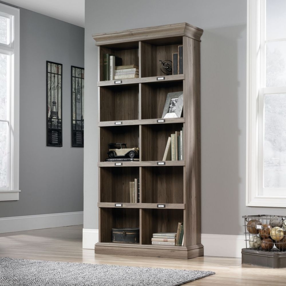 Product photograph of Teknik Barrister Home Salt Oak Bookcase from Choice Furniture Superstore.