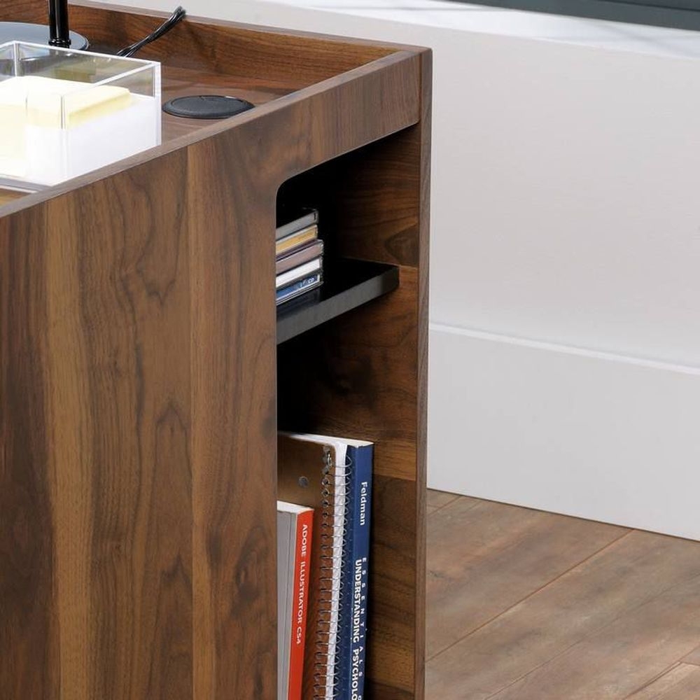 Product photograph of Teknik Hampstead Park Walnut Desk from Choice Furniture Superstore.