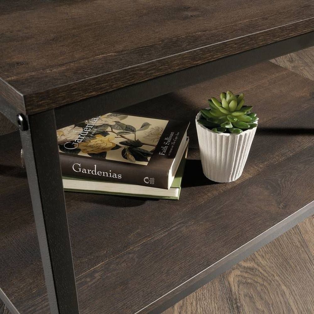 Product photograph of Teknik Industrial Style Smoked Oak Coffee Table from Choice Furniture Superstore.