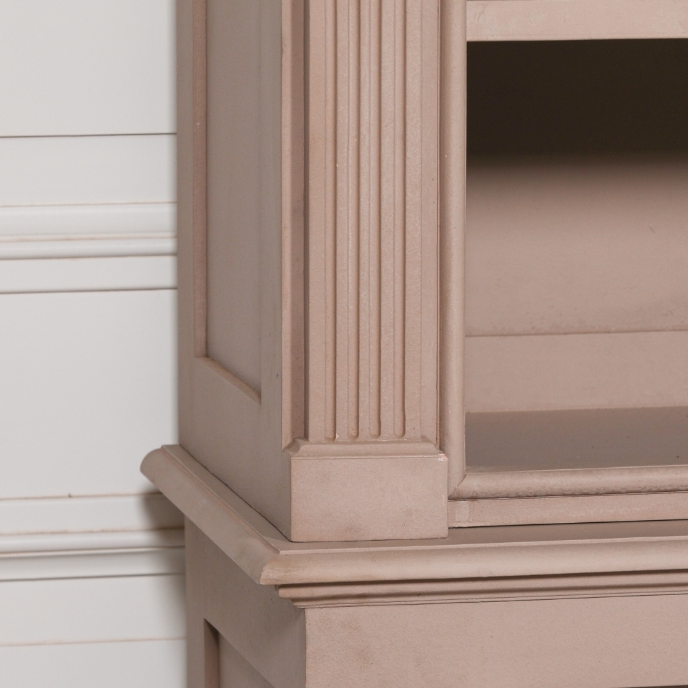 Product photograph of Mahogany Painted Display Cabinet from Choice Furniture Superstore.