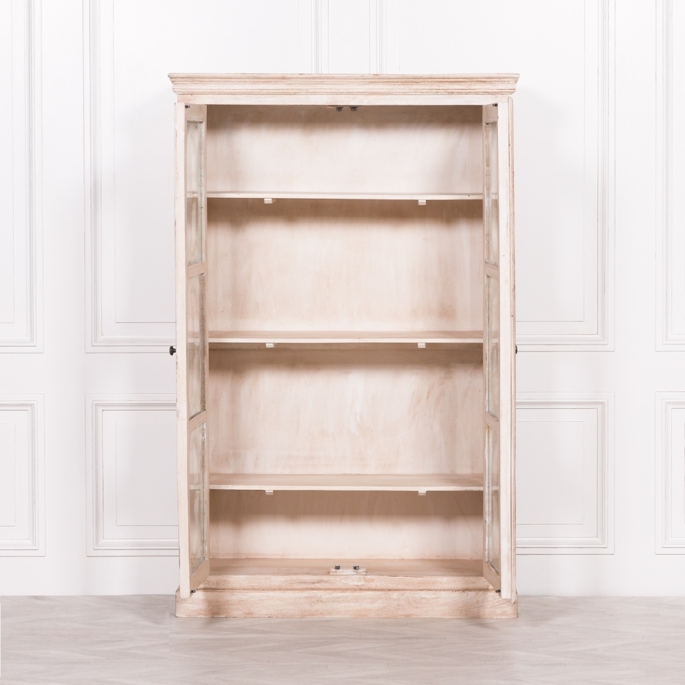 Product photograph of Mango Wooden Display Cabinet from Choice Furniture Superstore.