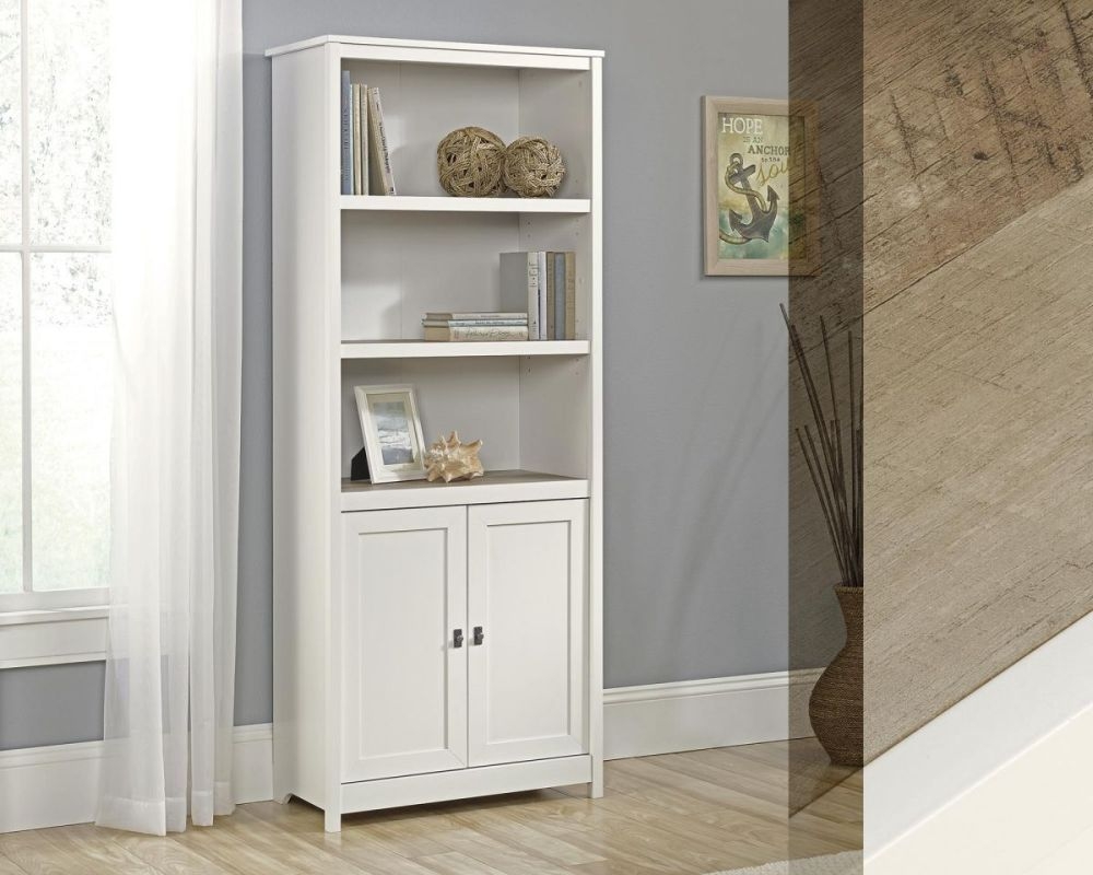 Product photograph of Teknik Shaker Style Soft White Bookcase from Choice Furniture Superstore.