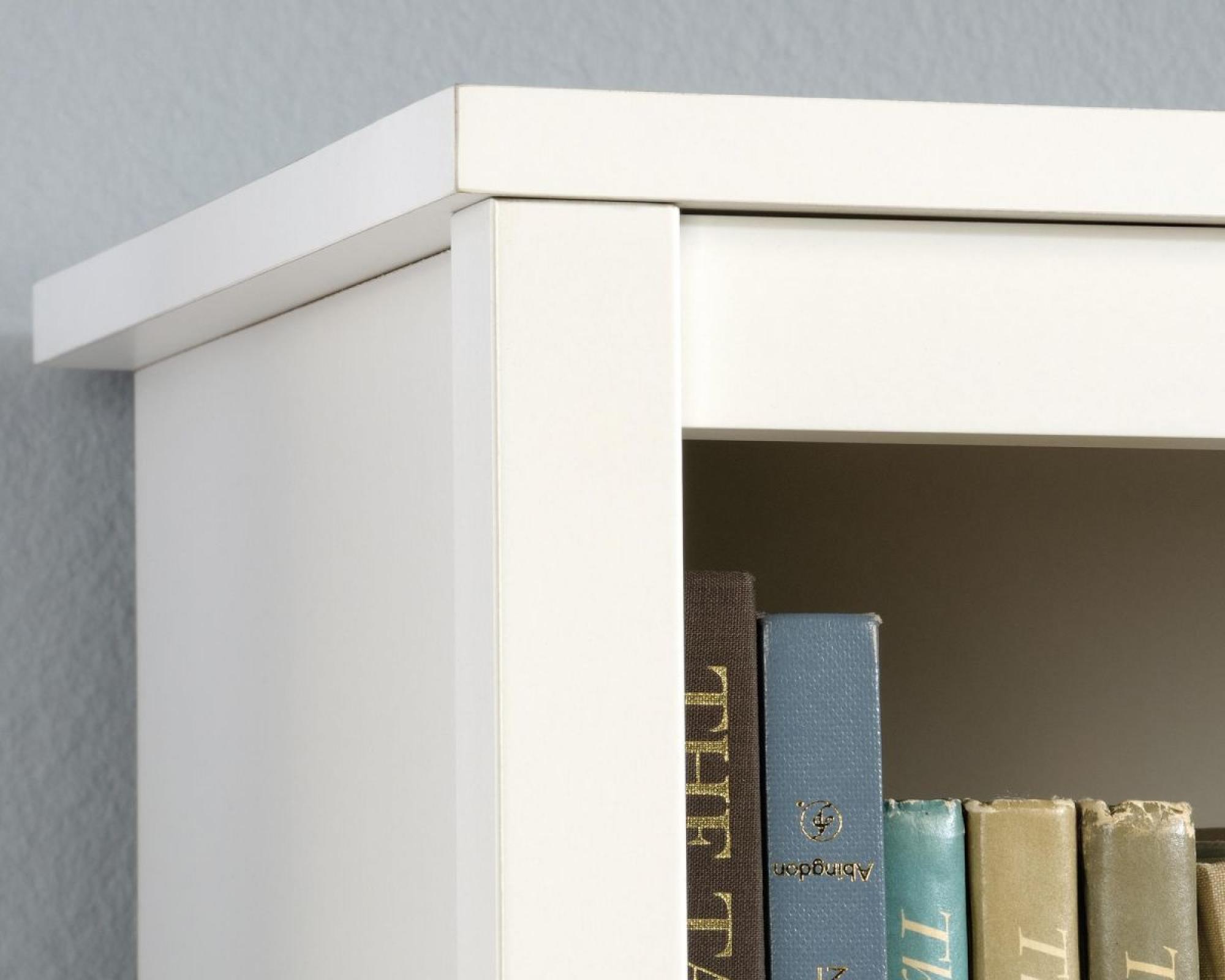 Product photograph of Teknik Shaker Style Soft White Bookcase from Choice Furniture Superstore.