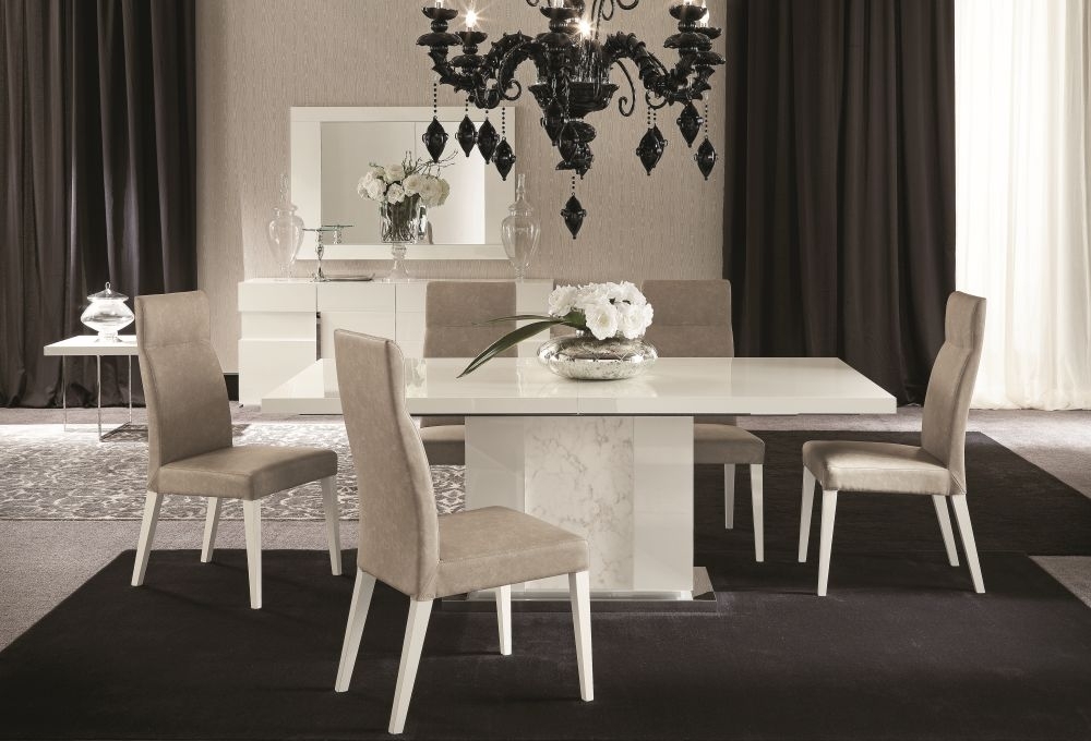 Product photograph of Alf Italia Canova Faux Leather Dining Chair Sold In Pairs from Choice Furniture Superstore.