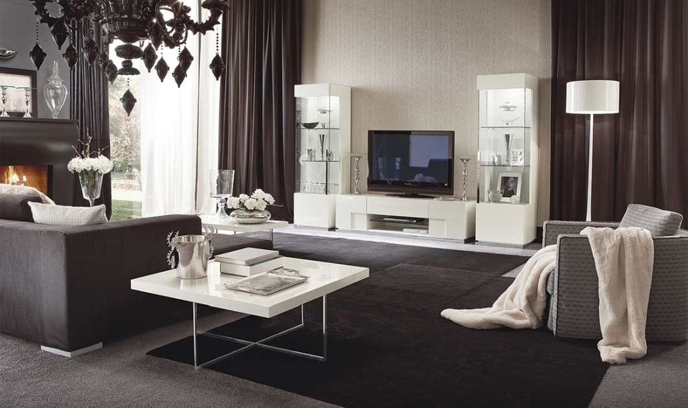 Product photograph of Alf Italia Canova White High Gloss Tv Unit from Choice Furniture Superstore.