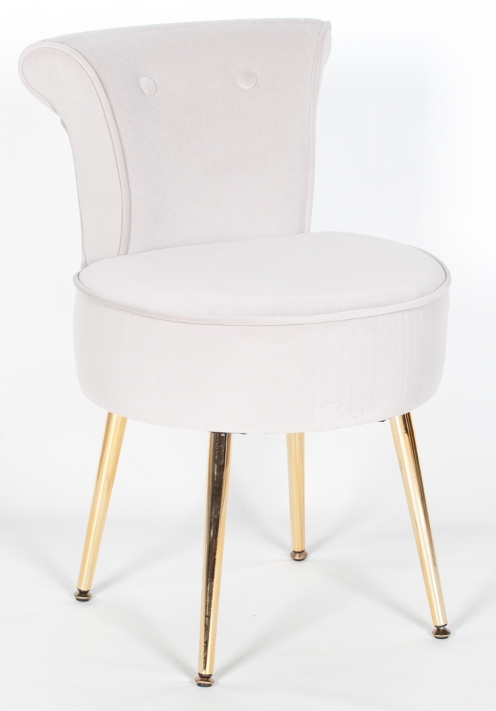 Product photograph of Velvet Bedroom Chair from Choice Furniture Superstore.