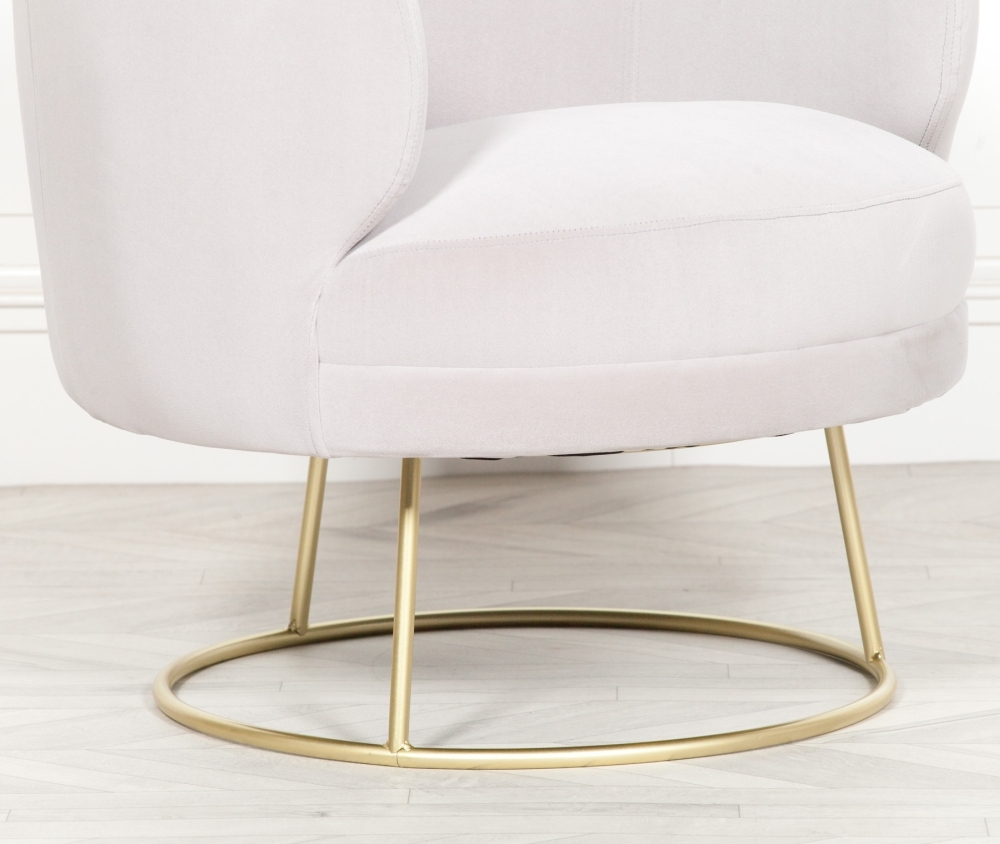 Product photograph of Arriba Velvet Armchair from Choice Furniture Superstore.