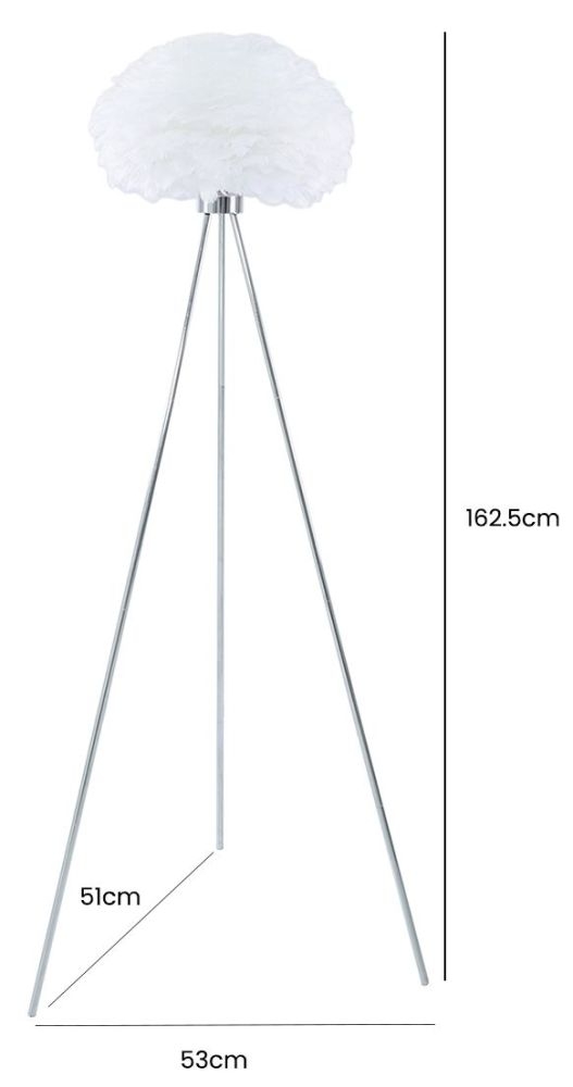 Product photograph of Value Tripod Floor Lamp from Choice Furniture Superstore.