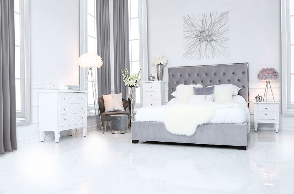 Product photograph of Value Tripod Floor Lamp With White Shade from Choice Furniture Superstore.