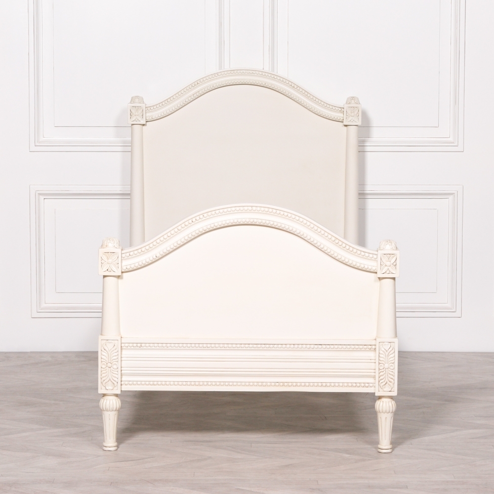Product photograph of French Style Corley Ivory 3ft Single Bed from Choice Furniture Superstore.