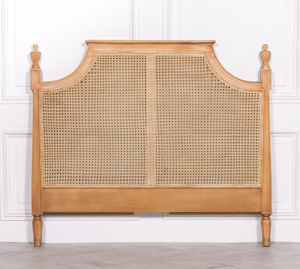 Product photograph of French Style Rattan 5ft King Size Headboard from Choice Furniture Superstore.
