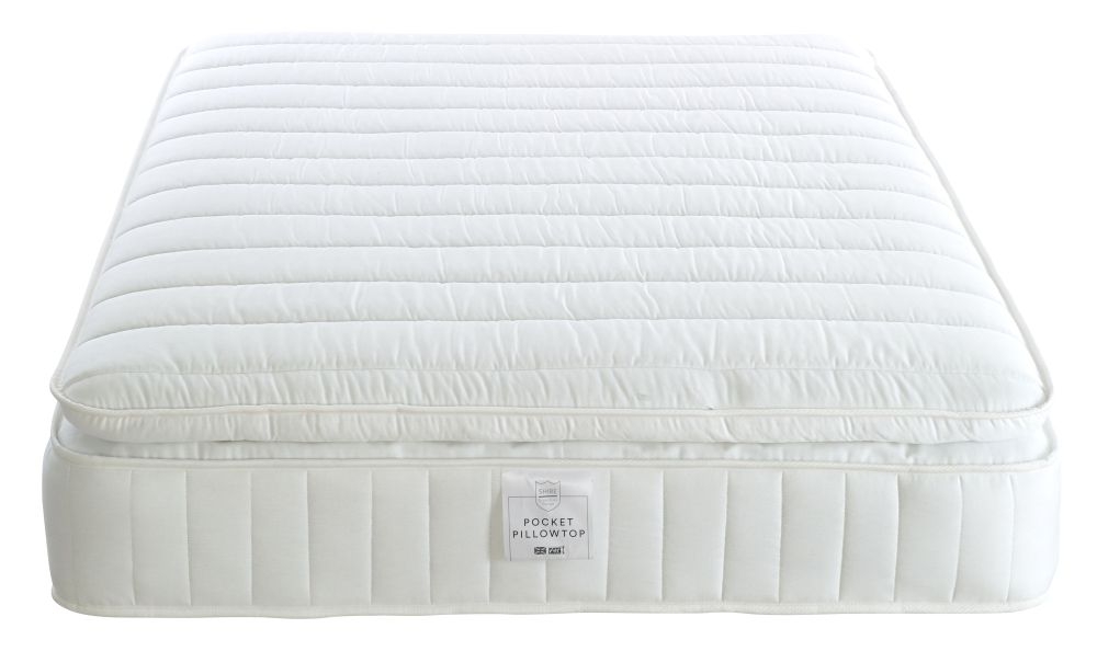 Product photograph of Essentials Pocket Pillow Top 1000 Memory Mattress from Choice Furniture Superstore.