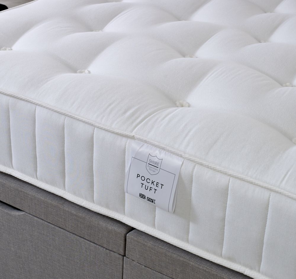 Product photograph of Essentials Pocket Tufted 1000 Mattress from Choice Furniture Superstore.