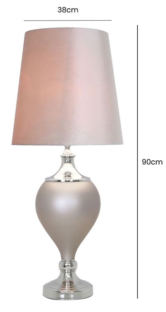 Product photograph of Matt Table Lamp - 38cm from Choice Furniture Superstore.