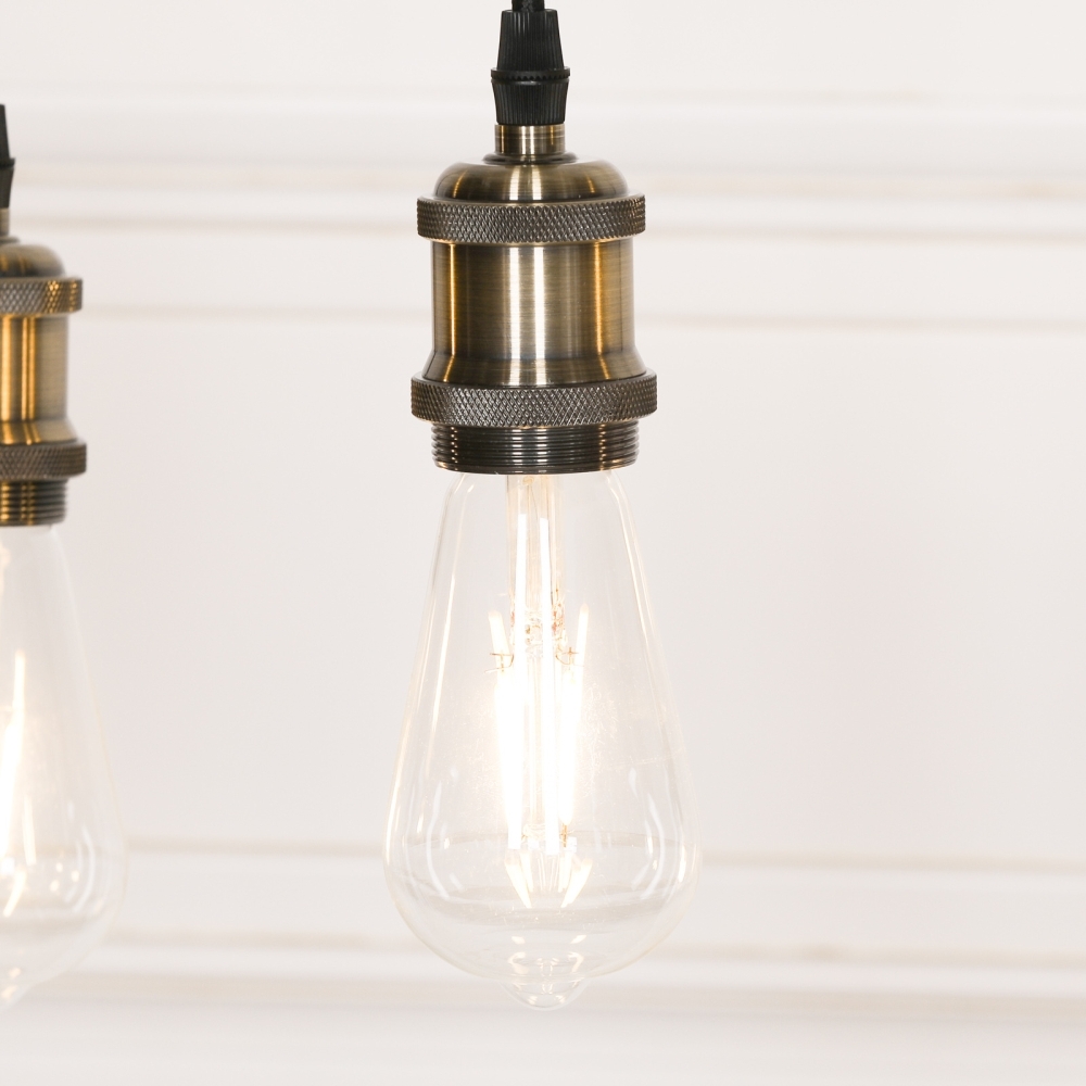 Product photograph of Industrial Style Wooden Ceiling Light from Choice Furniture Superstore.