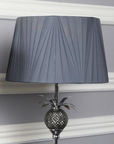 Product photograph of Value Pineapple Table Lamp With Grey Shade Set Of 2 from Choice Furniture Superstore.